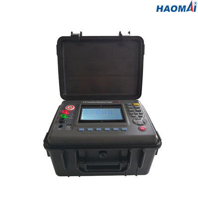تجهیزات تست مقاومت عایق 5 کیلو ولت HV صفحه نمایش LCD 108×65 میلی متر