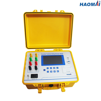 متر مقاومت سیم پیچ ترانسفورماتور 3 فاز، تستر مقاومت DC ISO9001 20A
