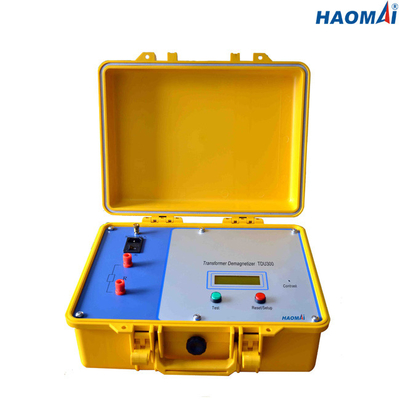 مجموعه تست ترانسفورماتور قدرت قابل حمل HAOMAI سبک وزن 10A Demagnetizer