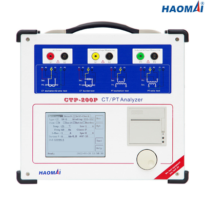 مجموعه تست ترانسفورماتور ابزار CT PT خروجی سبک وزن 0-12A