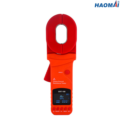 تستر مقاومت زمین گیره AC 40A، گیره سنج مقاومت زمین ضد تداخل