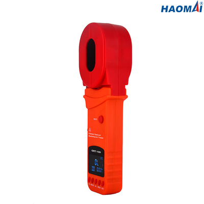 تستر مقاومت زمین گیره AC 40A، گیره سنج مقاومت زمین ضد تداخل