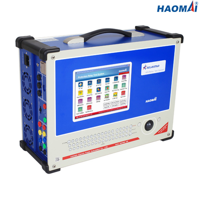 مجموعه سیستم تست رله 3 فاز چند کاناله با صفحه نمایش LCD 8 اینچی