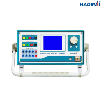 کیت سیستم تست رله سه فاز HAOMAI 3x40A با صفحه نمایش LCD