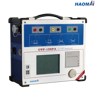 مجموعه تست ترانسفورماتور ابزار CT PT سبک وزن 40 کیلوولت با جعبه سوئیچ چند ضربه ای